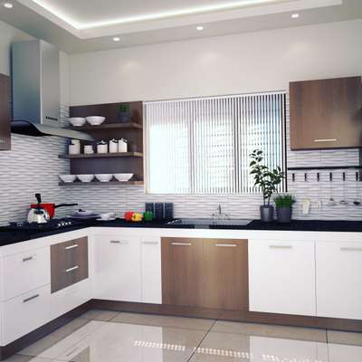 Kitchen, Storage Designs by Interior Designer Joseph Rojan Rojan, Ernakulam | Kolo