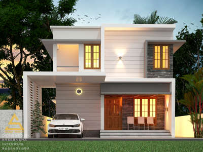 Exterior, Outdoor, Lighting Designs by Interior Designer SREESNEHA INTERIORS, Kottayam | Kolo