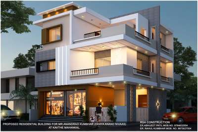 Exterior, Lighting Designs by Home Owner Piyush Kumbhar, Wayanad | Kolo