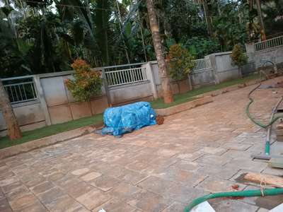 Flooring, Outdoor Designs by Civil Engineer Homeliness  builders  interiors, Malappuram | Kolo