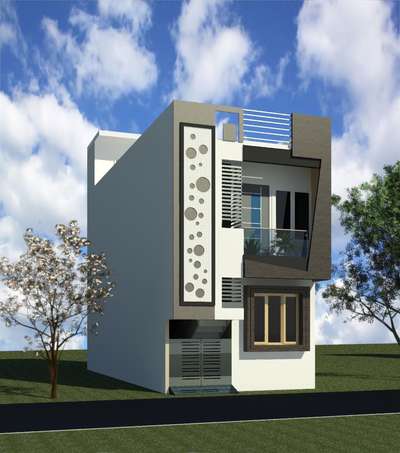 Exterior Designs by Civil Engineer Tushar Malviya , Ujjain | Kolo