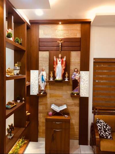 Prayer Room, Storage Designs by Interior Designer anjo john, Thrissur | Kolo