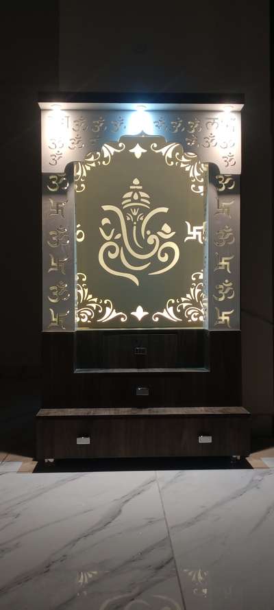 Prayer Room, Storage Designs by Carpenter Mohd salim, Noida | Kolo