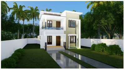 Exterior, Outdoor Designs by Contractor Renukumar Cr, Pathanamthitta | Kolo