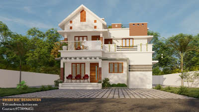 Exterior Designs by Architect 🦋3D ARCHIC  DESIGNERS  🦋, Thiruvananthapuram | Kolo