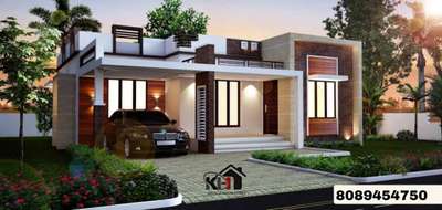 Exterior, Lighting Designs by Civil Engineer Kerala Dream Homez, Kozhikode | Kolo