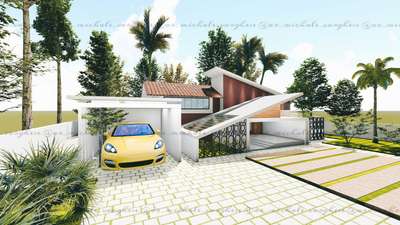 Exterior Designs by Architect Michale varghese, Kottayam | Kolo