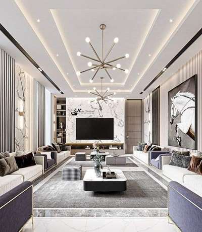 Ceiling, Furniture, Lighting, Living Designs by 3D & CAD Uday Singh, Jaipur | Kolo