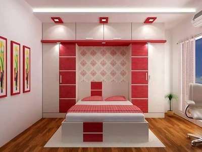 Bedroom, Furniture, Lighting, Storage, Wall Designs by Carpenter Ajad Ali, Gurugram | Kolo
