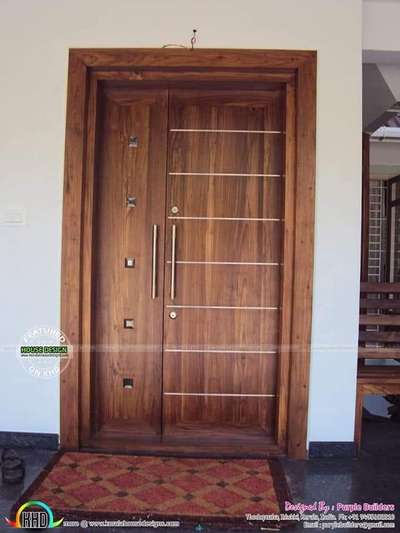 Door Designs by Contractor akhil anand acharya, Pathanamthitta | Kolo