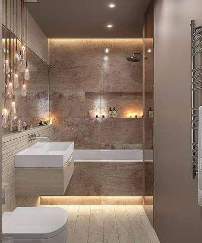Lighting, Bathroom Designs by Carpenter hindi bala carpenter, Malappuram | Kolo
