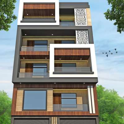 Exterior Designs by Contractor Aakash Cho , Ghaziabad | Kolo