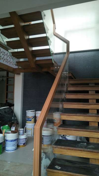 Staircase Designs by Home Automation Prasu Nandanam  I Will Come Back, Palakkad | Kolo