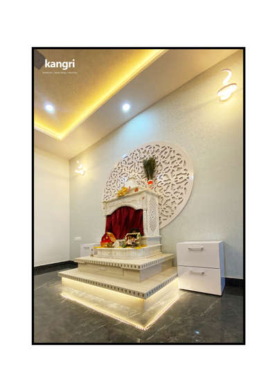 Lighting, Storage, Prayer Room Designs by Architect Kishan Saini Architects , Jaipur | Kolo
