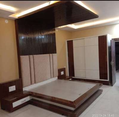 Ceiling, Furniture, Lighting, Storage, Bedroom Designs by Carpenter Dilkushkumar Sharma, Gurugram | Kolo