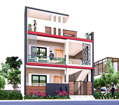 Exterior Designs by Architect Ritu  Khandelwal , Ujjain | Kolo