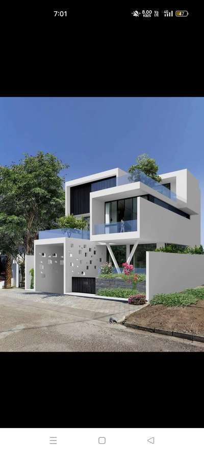 Exterior Designs by Civil Engineer Deepak Yadav, Indore | Kolo