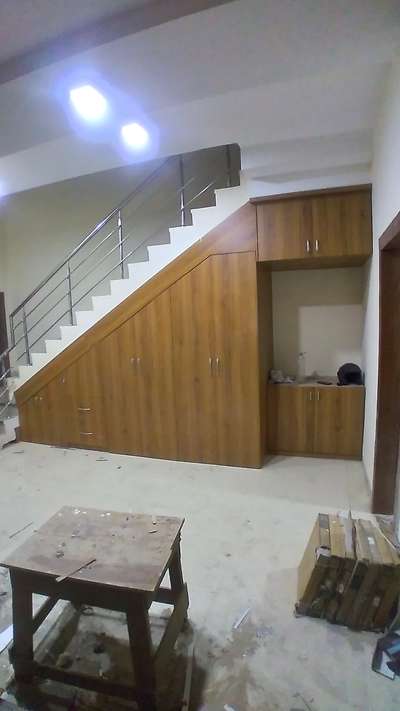 Staircase, Storage Designs by Carpenter Seetaram interior and furniture, Bhopal | Kolo