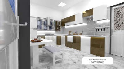 Kitchen, Lighting, Storage Designs by Civil Engineer Imtiaz Alam, Thrissur | Kolo