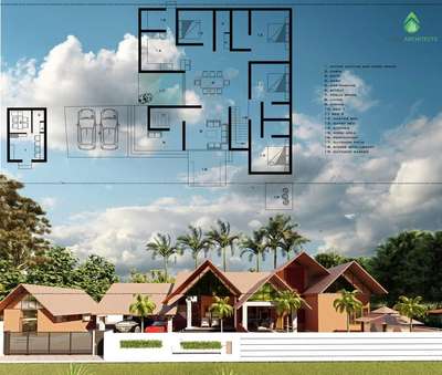 Exterior, Plans Designs by Architect ArRani Arun Menon, Ernakulam | Kolo