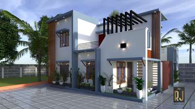 Exterior Designs by Civil Engineer Rj Home Designs, Kottayam | Kolo