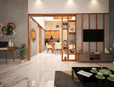 Living, Storage, Table, Furniture, Home Decor Designs by Architect Ar Ashrith , Kannur | Kolo