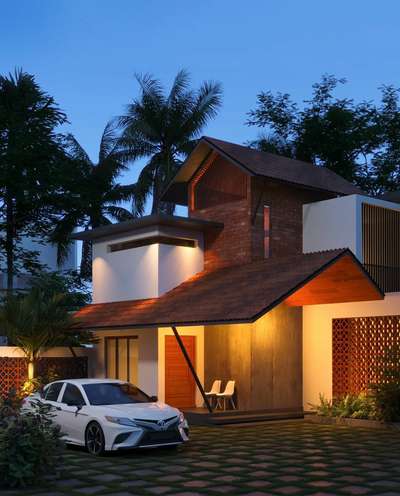 Exterior, Lighting Designs by 3D & CAD HOME  STUDIOS, Kozhikode | Kolo