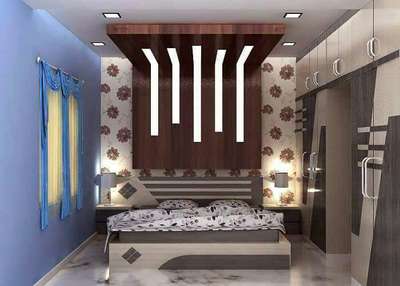 Ceiling, Furniture, Lighting, Storage, Bedroom Designs by Carpenter Bhagwati Interiors, Jaipur | Kolo