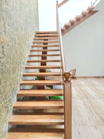 Staircase Designs by Civil Engineer SANEESH TS, Thrissur | Kolo