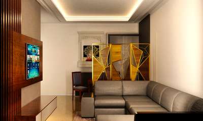 Ceiling, Lighting, Living, Furniture Designs by Interior Designer Daman sehgal, Delhi | Kolo