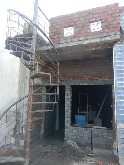 Exterior, Staircase Designs by Contractor ok ok, Ujjain | Kolo