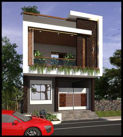 Exterior Designs by Civil Engineer Irfan Shaikh, Dewas | Kolo