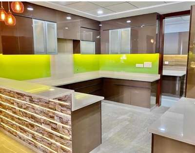 Kitchen, Lighting, Storage Designs by Carpenter Star Wood Works, Delhi | Kolo