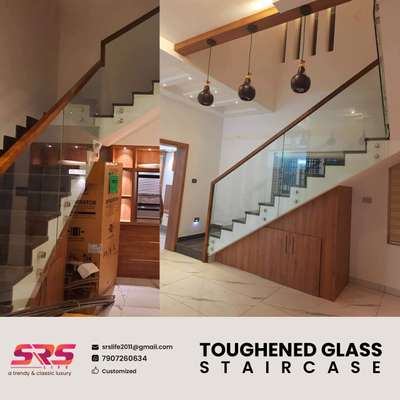 Staircase, Flooring Designs by Glazier SRS  LIFE , Palakkad | Kolo