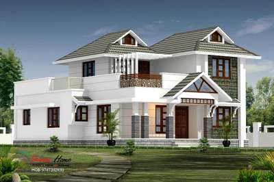 Exterior Designs by Contractor Nithin kannimari, Palakkad | Kolo