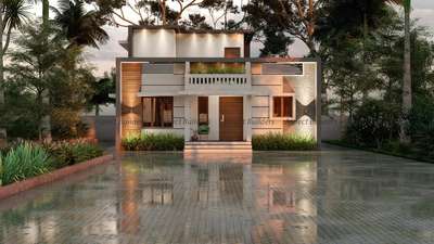 Exterior Designs by Civil Engineer ANOOP R P, Thiruvananthapuram | Kolo