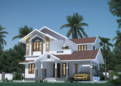 Exterior, Lighting Designs by Civil Engineer M J Thomas , Malappuram | Kolo