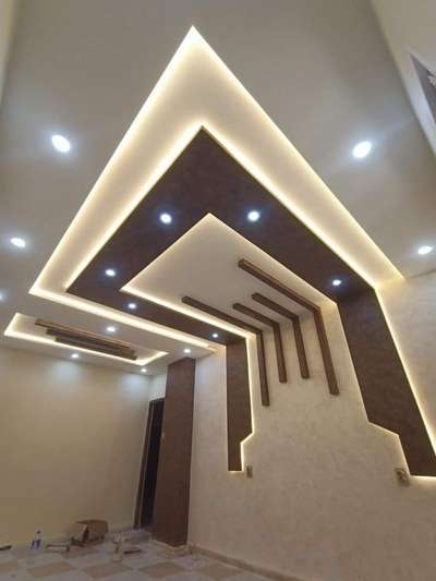 Ceiling, Lighting, Wall Designs by Carpenter shahul   AM , Thrissur | Kolo