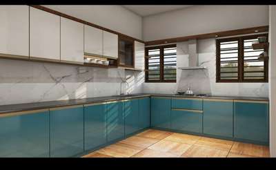 Kitchen, Storage, Window Designs by Interior Designer FABZZINDIA DESIGN  interior , Kottayam | Kolo