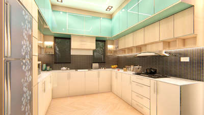 Kitchen, Storage Designs by Interior Designer Ismail mlp, Kasaragod | Kolo