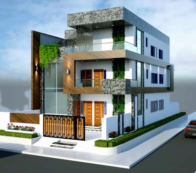 Exterior Designs by 3D & CAD Faiz Qureshi , Bhopal | Kolo