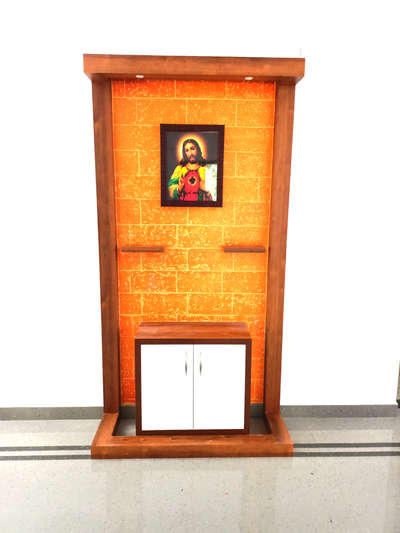 Prayer Room Designs by Carpenter Sherine Joseph, Ernakulam | Kolo