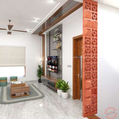 Living, Storage Designs by Architect Niju George, Alappuzha | Kolo