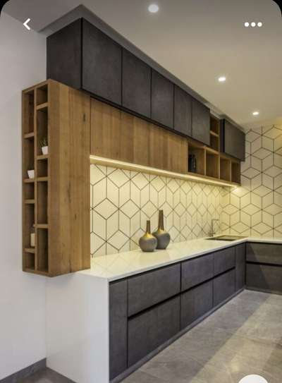 Kitchen, Lighting, Storage Designs by Carpenter Hassan  Khan, Faridabad | Kolo