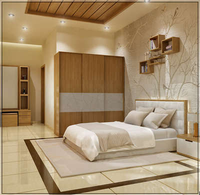 Furniture, Bedroom, Lighting, Storage Designs by Interior Designer Mohammed  Shahin, Thrissur | Kolo