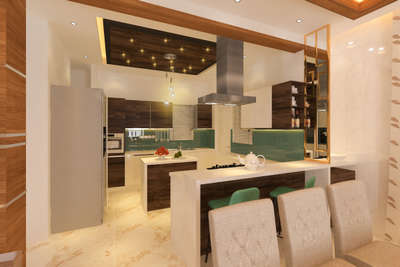 Kitchen, Lighting, Storage Designs by 3D & CAD Creatve world, Ernakulam | Kolo