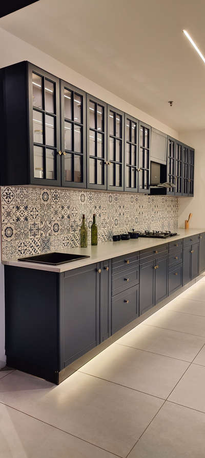 Kitchen, Storage Designs by Flooring Kamath Ceramics, Kannur | Kolo