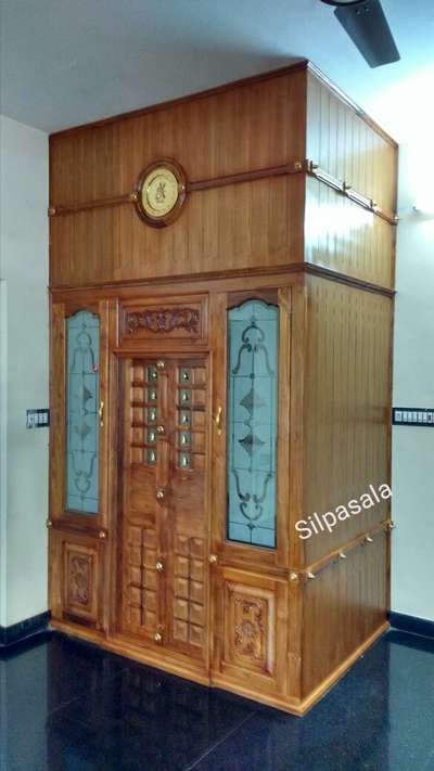 Prayer Room Designs by Carpenter Rajesh Silpasala, Ernakulam | Kolo