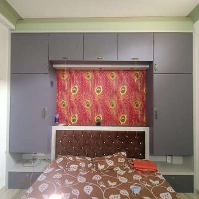 Furniture, Storage, Bedroom, Wall Designs by Carpenter Radhe Panchal, Ujjain | Kolo