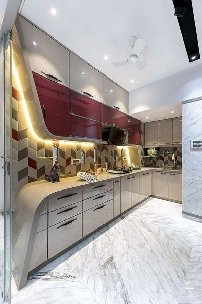 Lighting, Kitchen, Storage Designs by Contractor v   GROUP, Indore | Kolo